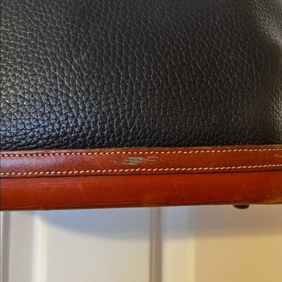 VINTAGE Dooney & Bourke All Weather Leather Norfolk Satchel - Picture 5 of 6